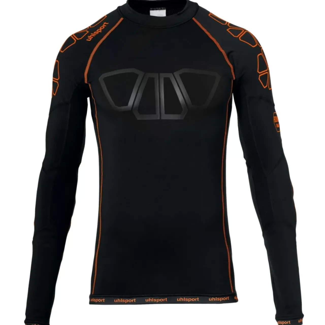 Hot uhlsport Bionikframe Baselayer Noir/Orange Fluo