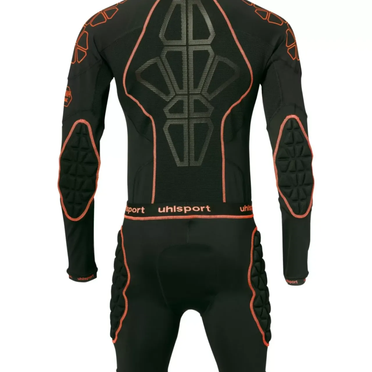 Discount uhlsport Bionikframe Bodysuit Noir/Orange Fluo