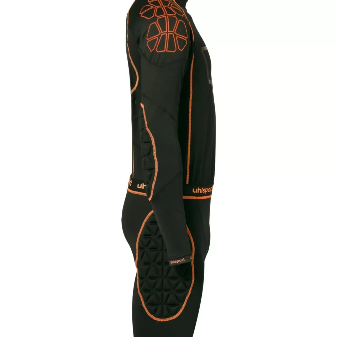 Discount uhlsport Bionikframe Bodysuit Noir/Orange Fluo
