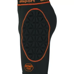 New uhlsport Bionikframe Padded Short Noir/Orange Fluo