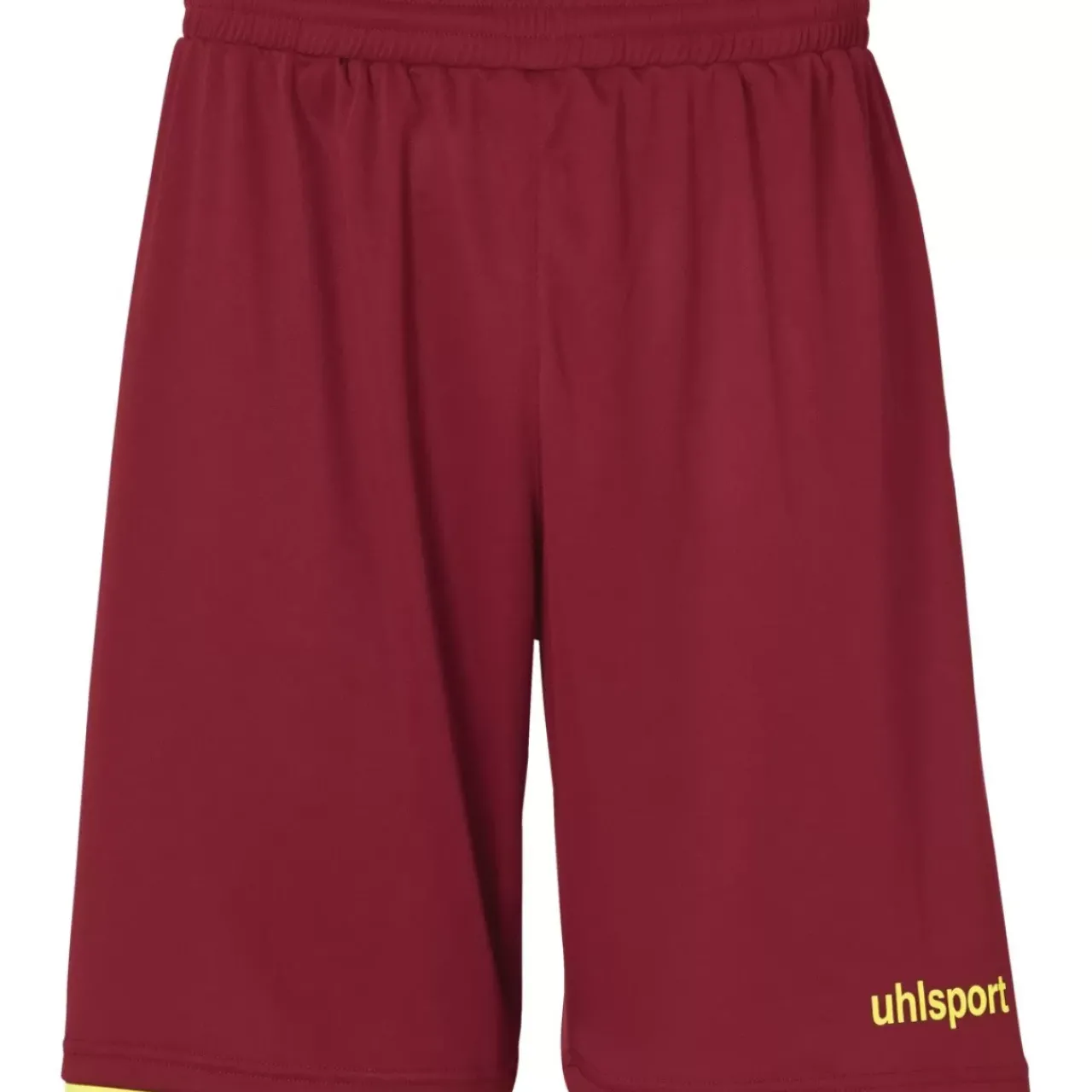 Hot uhlsport Club Shorts Bordeaux/Jaune Fluo