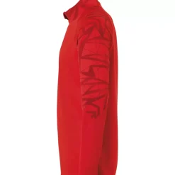 Discount uhlsport Goal 25 1/4 Zip Top Rouge/Blanc