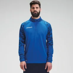 Best uhlsport Goal 25 1/4 Zip Top Azur/Bleu Marine