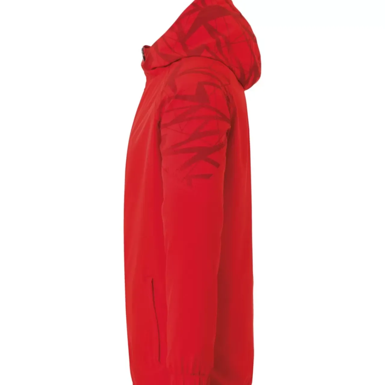uhlsport Goal 25 Evo Woven Hood Jacket Rouge/Blanc