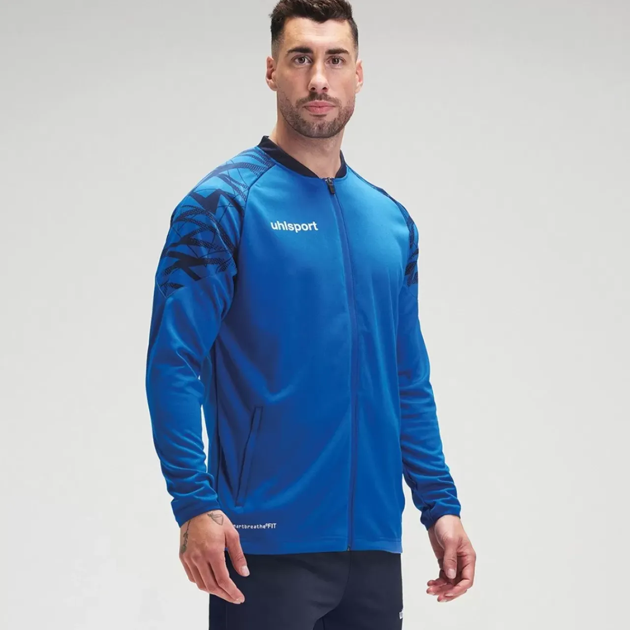 Discount uhlsport Goal 25 Poly Jacke Azur/Bleu Marine