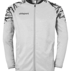 Outlet uhlsport Goal 25 Poly Jacke Gris Fonce Chine/Noir