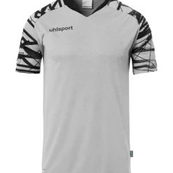 Sale uhlsport Goal 25 Trikot Gris Fonce Chine/Noir