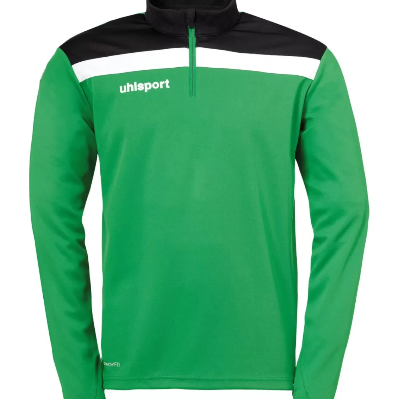Online uhlsport Offense 23 1/4 Zip Top Vert/Noir/Blanc