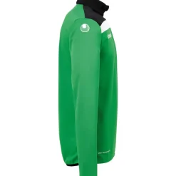 Online uhlsport Offense 23 1/4 Zip Top Vert/Noir/Blanc