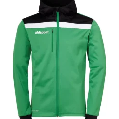 Hot uhlsport Offense 23 Multi Hood Jacket Vert/Noir/Blanc