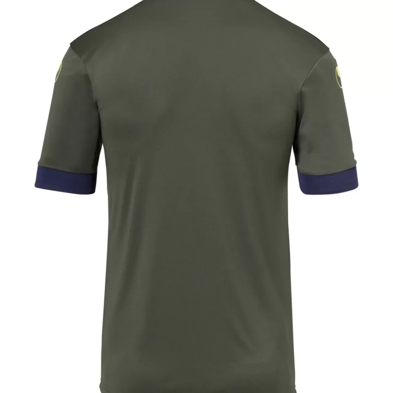 Hot uhlsport Offense 23 Shirt Shortsleeved Dark Olive/Marine/Fluo Gelb