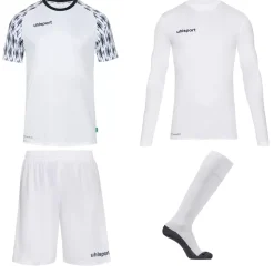 Best uhlsport Reaction Goalkeeper Set Blanc/Bleu Marine