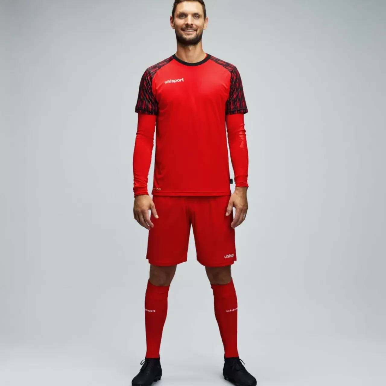Discount uhlsport Reaction Goalkeeper Set Rouge/Noir