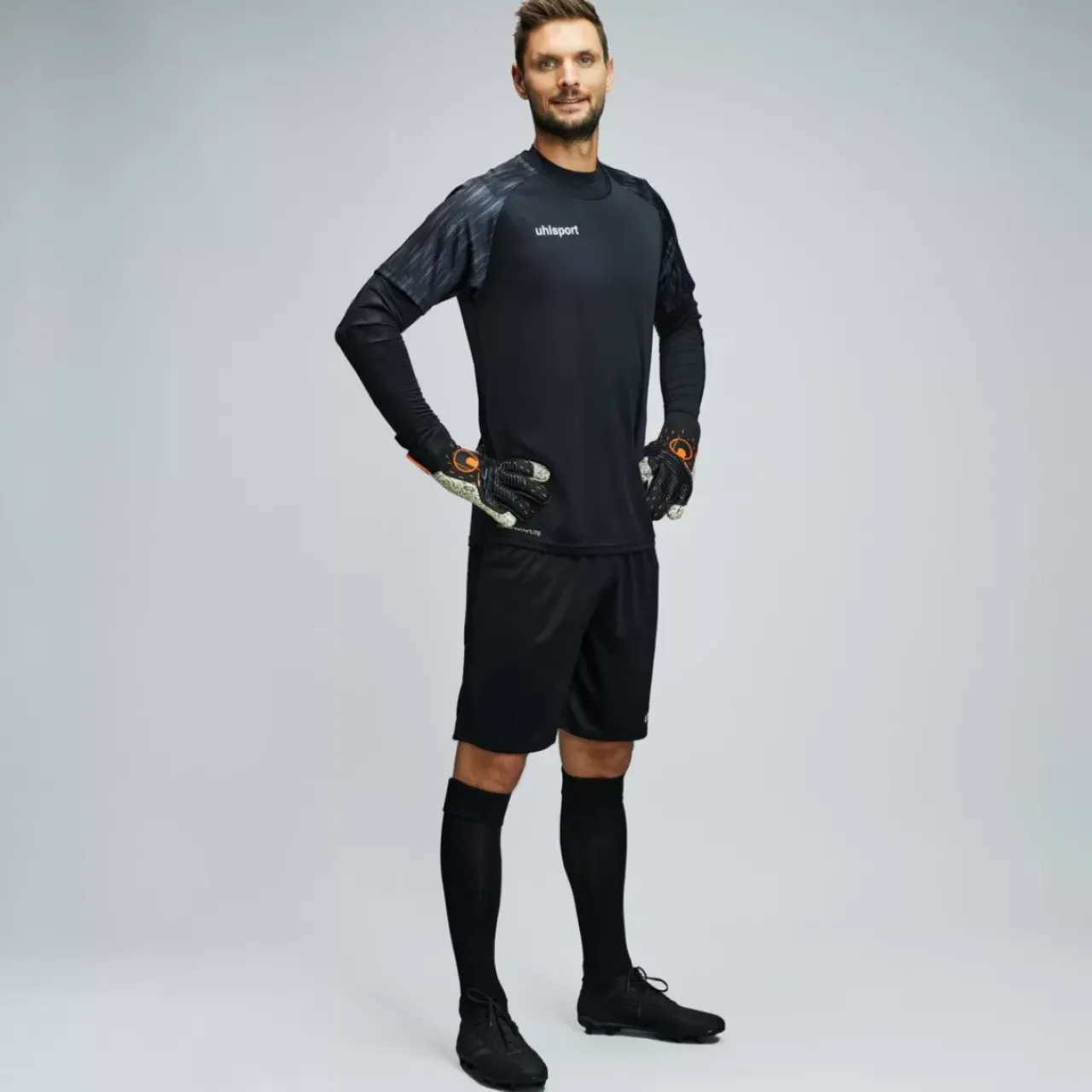 Discount uhlsport Reaction Goalkeeper Set Rouge/Noir