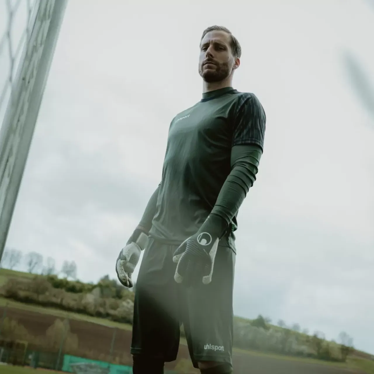 Outlet uhlsport Reaction Goalkeeper Set Dark Olive/Marine