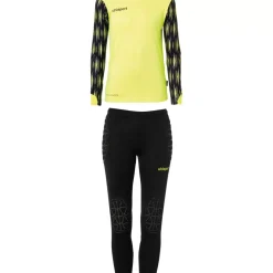 Discount uhlsport Reaction Goalkeeper Set Junior Jaune Fluo/Noir