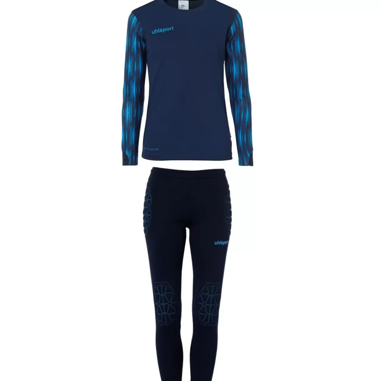 Online uhlsport Reaction Goalkeeper Set Junior Bleu Marine/Bleu Fluo
