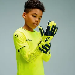 New uhlsport Save Goalkeeper Set Junior Jaune Fluo/Noir