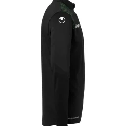 Sale uhlsport Score 26 1/4 Zip Top Noir/Vert Fluo