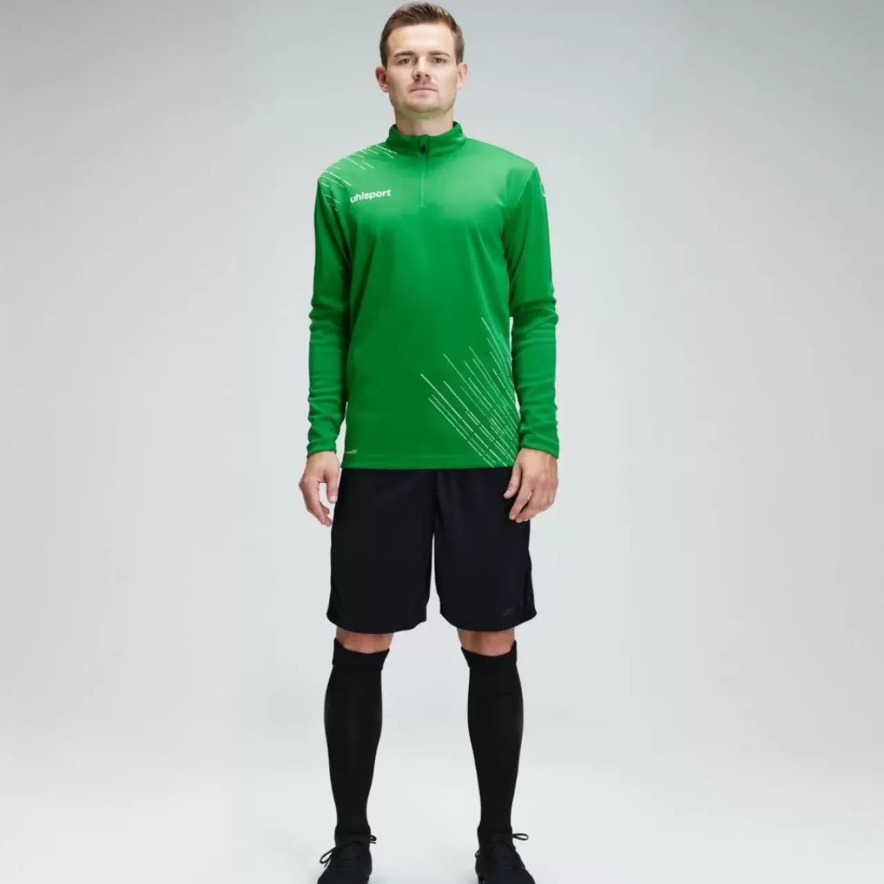 uhlsport Score 26 1/4 Zip Top Rouge/Blanc