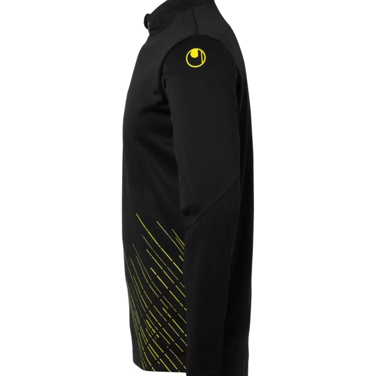 uhlsport Score 26 1/4 Zip Top Noir/Jaune Citron