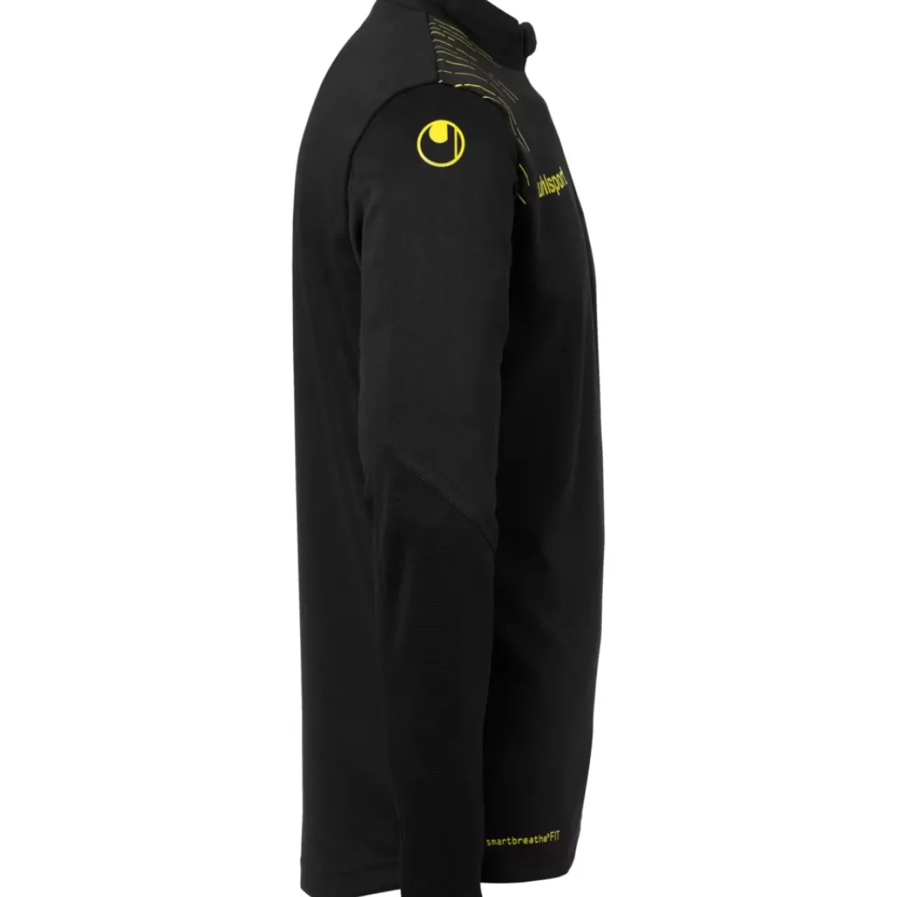 uhlsport Score 26 1/4 Zip Top Noir/Jaune Citron