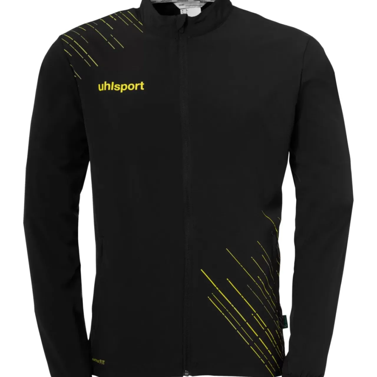 Outlet uhlsport Score 26 Evo Woven Jacket Noir/Jaune Citron