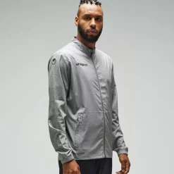 Discount uhlsport Score 26 Evo Woven Jacket Gris Fonce Chine/Noir
