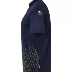 Clearance uhlsport Score 26 Poly Polo Marine/Fluo Gelb