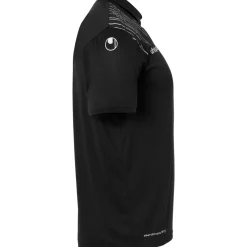 Outlet uhlsport Score 26 Poly Polo Noir/Blanc
