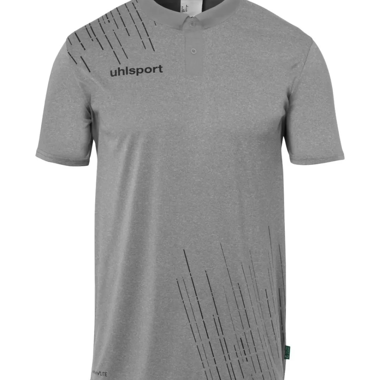 Outlet uhlsport Score 26 Poly Polo Gris Fonce Chine/Noir