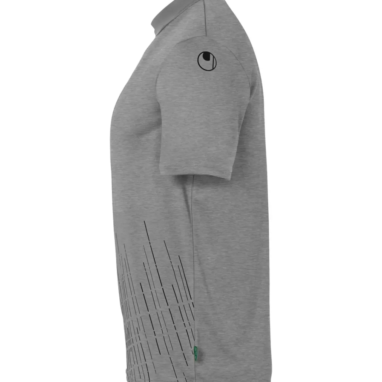 Outlet uhlsport Score 26 Poly Polo Gris Fonce Chine/Noir