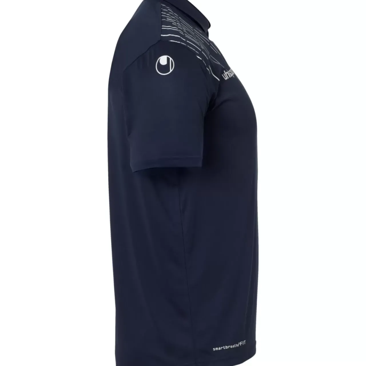 Sale uhlsport Score 26 Poly Polo Bleu Marine/Blanc