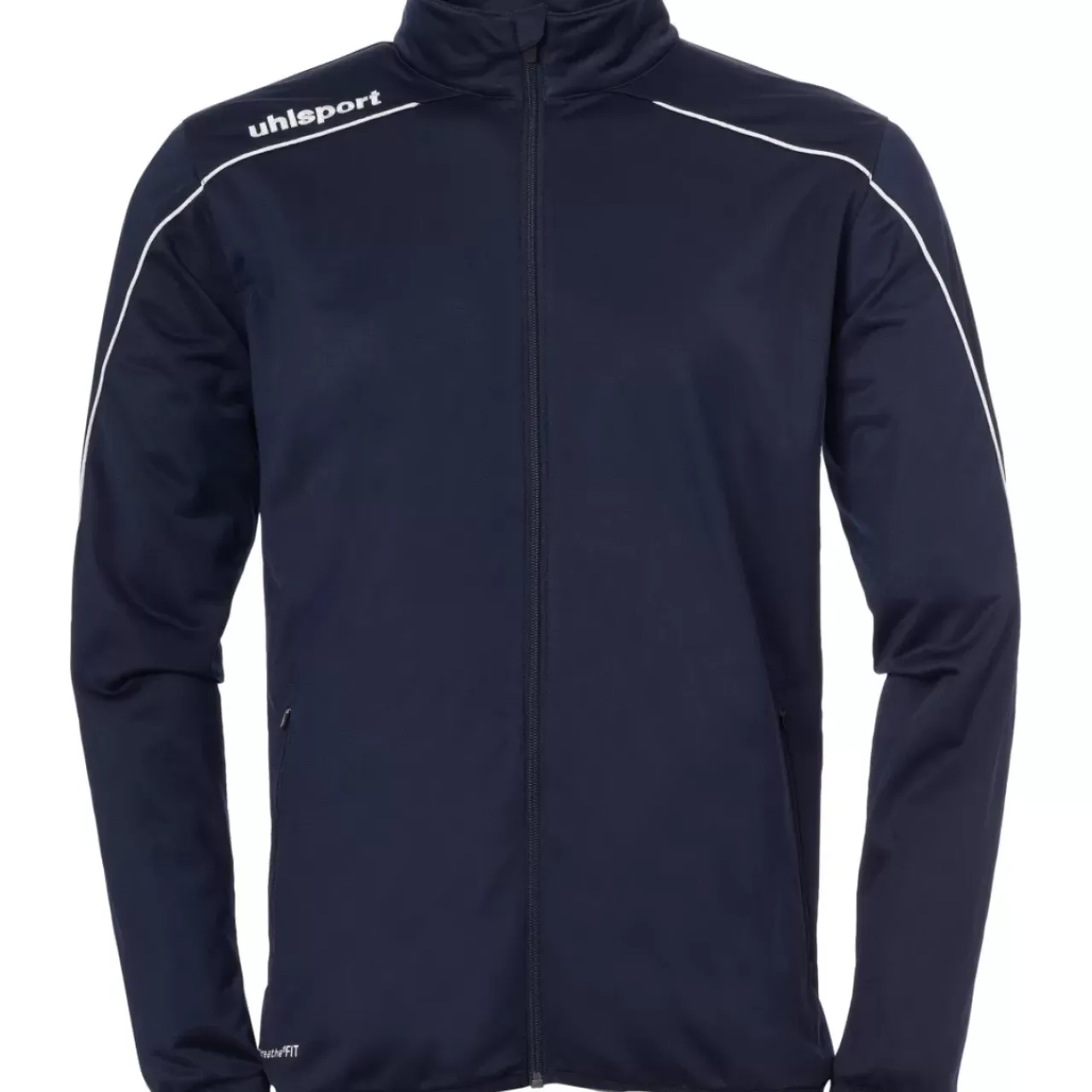 Discount uhlsport Stream 22 Classic Jacke Bleu Marine/Blanc