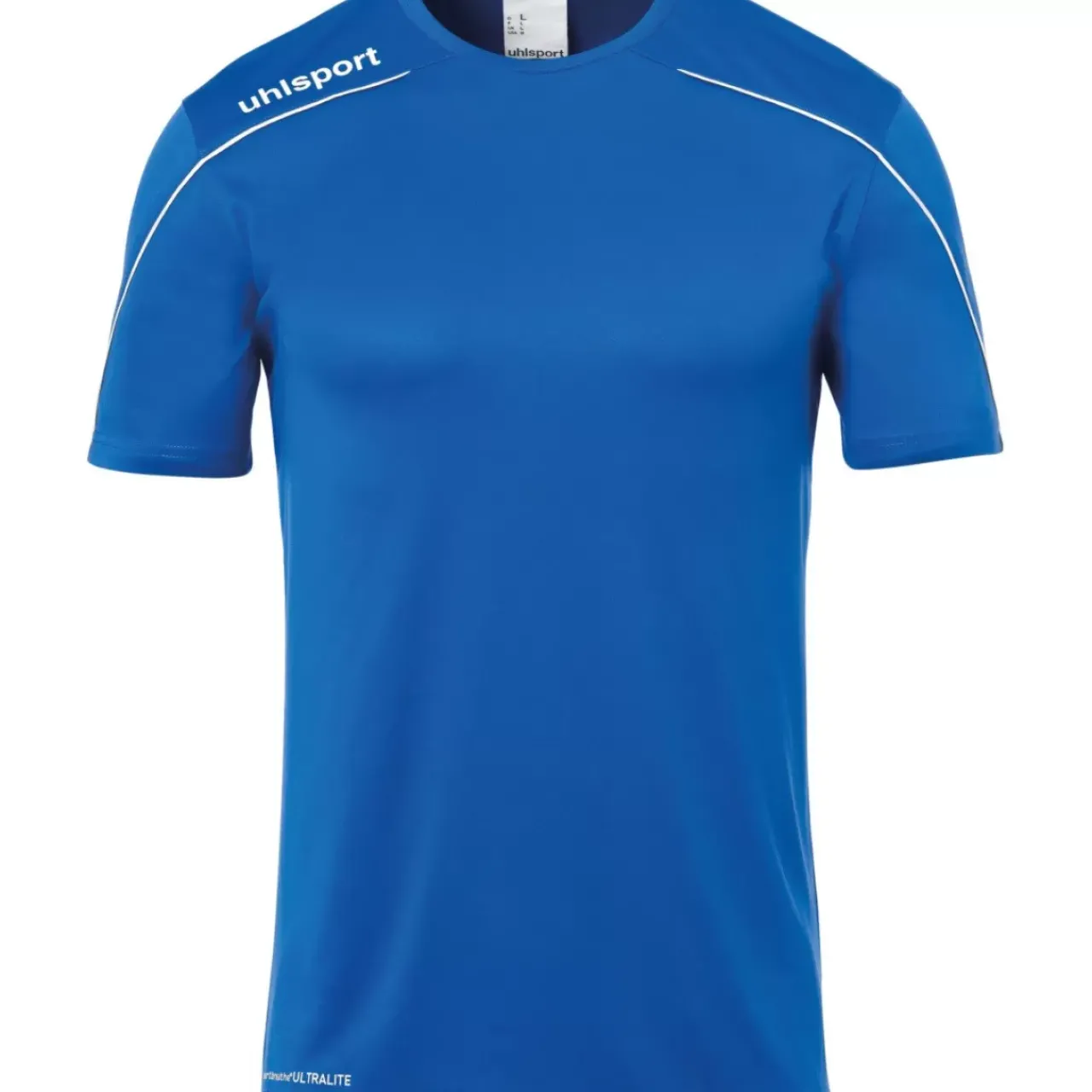 Outlet uhlsport Stream 22 Trikot Kurzarm Azur/Blanc