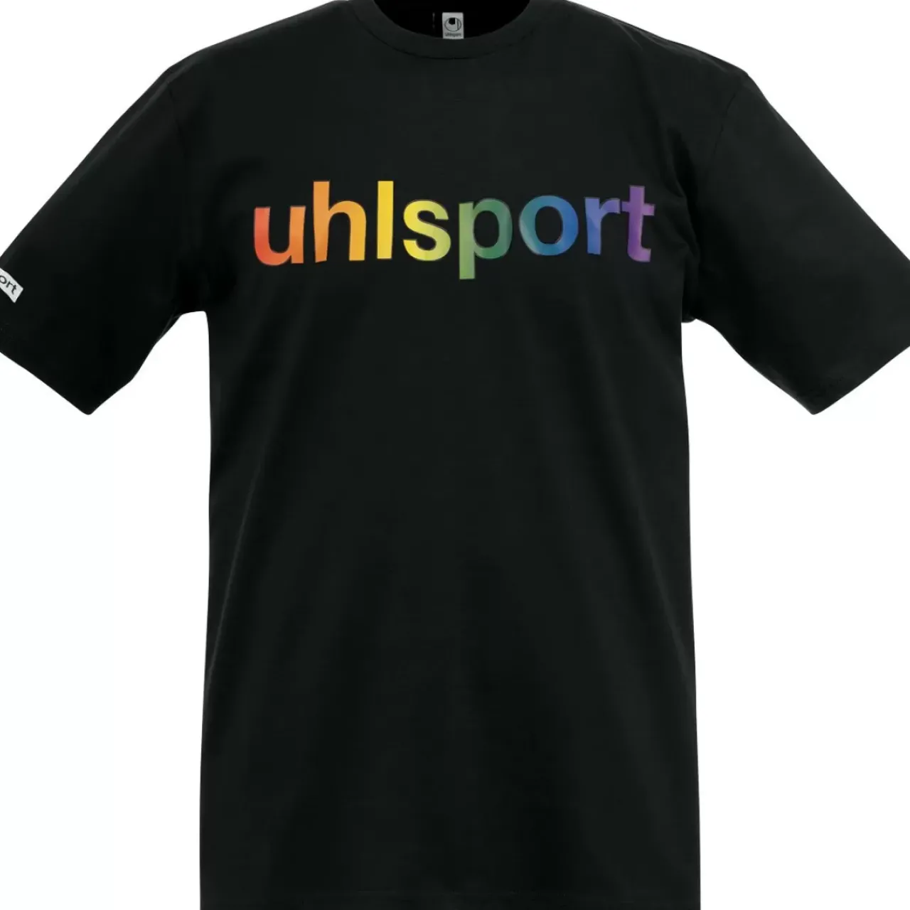 Discount uhlsport Team T-Shirt Rainbow Noir/Multicolore