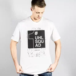 Hot uhlsport T-Shirt Promotionnel De Gardien #Uhlsquad Blanc/Noir